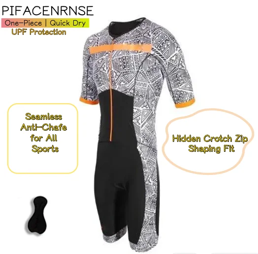 Short Sleeve Professional Triathlon Zipper Heat Cycling Jersey Suit, Cycling Wea Breathable r Suit for Mens Triathlon Jumpsuit
Short Sleeve Professional Triathlon Zipper Heat Cycling Jersey Suit, Cycling Wea Breathable r Suit for Mens Triathlon Jumpsuit