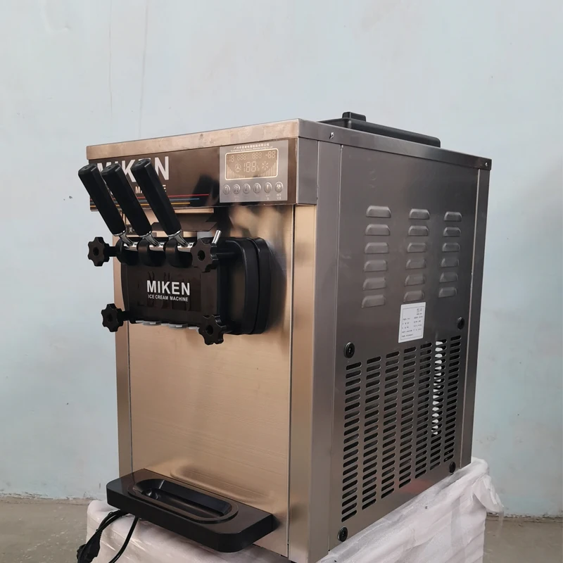 Desktop Three Flavor Soft Ice Cream Machine Intelligent Sweet Milk Matcha Flavor
Desktop Three Flavor Soft Ice Cream Machine Intelligent Sweet Milk Matcha Flavor