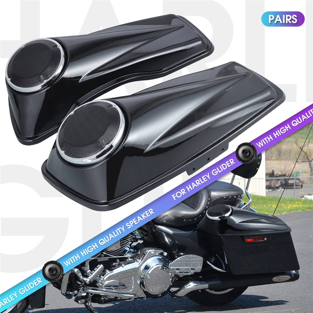 6.5" Motorcycle Saddlebag Speaker Lids for Harley Touring Street Glide Road King Ultra-Classic 2014-2021
6.5" Motorcycle Saddlebag Speaker Lids for Harley Touring Street Glide Road King Ultra-Classic 2014-2021