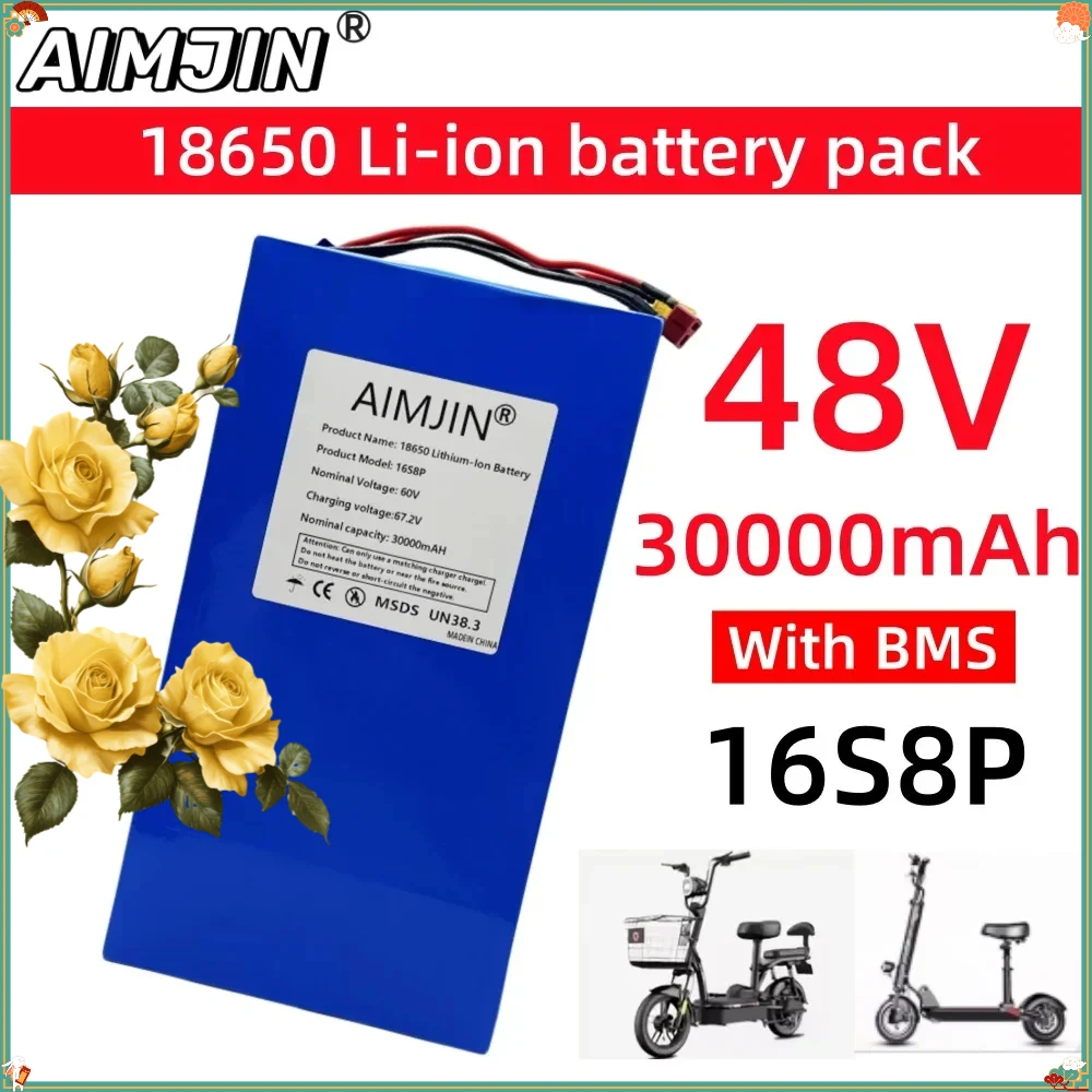 1000-3000W 60V 30Ah 18650 16S8p Brand new lithium battery high power suitable for various transport vehicles
1000-3000W 60V 30Ah 18650 16S8p Brand new lithium battery high power suitable for various transport vehicles