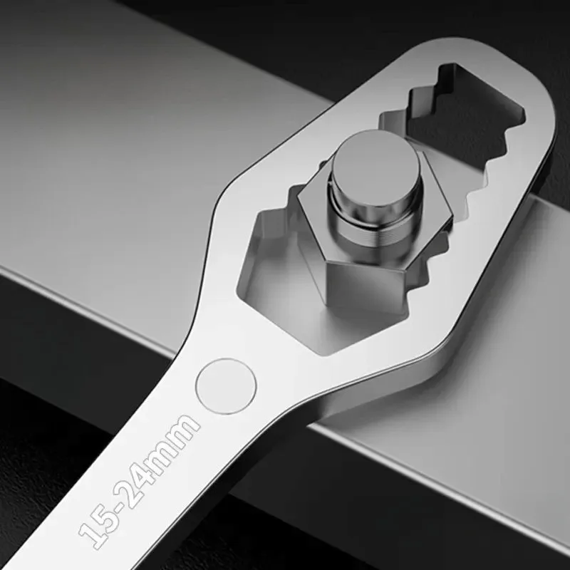 Self-tightening Wrench Multifunctional Double-head Wrench Universal Quick Wrench New
Self-tightening Wrench Multifunctional Double-head Wrench Universal Quick Wrench New