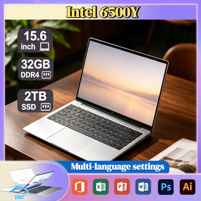 Intel Pentium Gold 6500Y 15.6 Inch Laptop 2C4T 32GB RAM 2TB SSD 5000mAh Backlit Fingerprint Gamer Office Max
Intel Pentium Gold 6500Y 15.6 Inch Laptop 2C4T 32GB RAM 2TB SSD 5000mAh Backlit Fingerprint Gamer Office Max