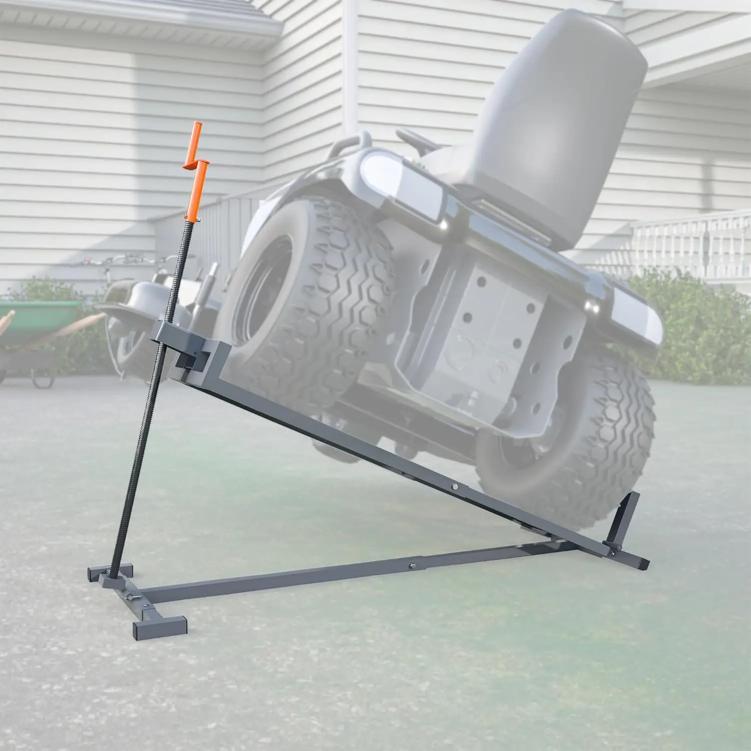 Ride-On Lawn Mower Jack Lift - Telescopic Maintenance Jack for Garden Tractors and Riding Lawn Mowers, 880 lbs Weight Capacity,
Ride-On Lawn Mower Jack Lift - Telescopic Maintenance Jack for Garden Tractors and Riding Lawn Mowers, 880 lbs Weight Capacity,