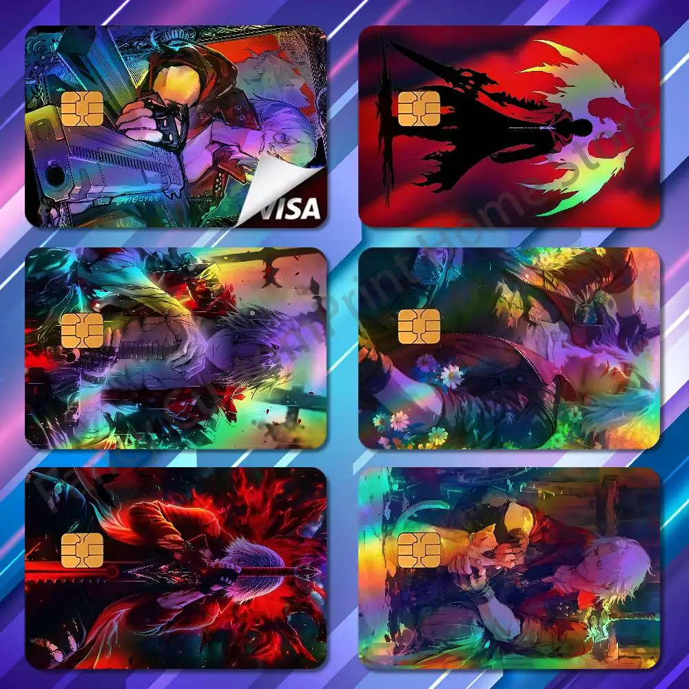 D-Devil May C-Cry Game Credit Debit Card Color Laser Stickers Films Anime Diy Waterproof Sticker Film
D-Devil May C-Cry Game Credit Debit Card Color Laser Stickers Films Anime Diy Waterproof Sticker Film