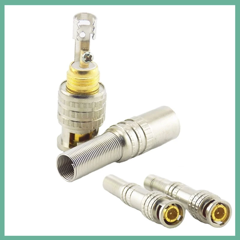 CCTV Accessories Coaxial RG59 Twist Spring BNC Connector Jack Adapter Twist-on BNC Male Camera Surveillance Kit System E3
CCTV Accessories Coaxial RG59 Twist Spring BNC Connector Jack Adapter Twist-on BNC Male Camera Surveillance Kit System E3