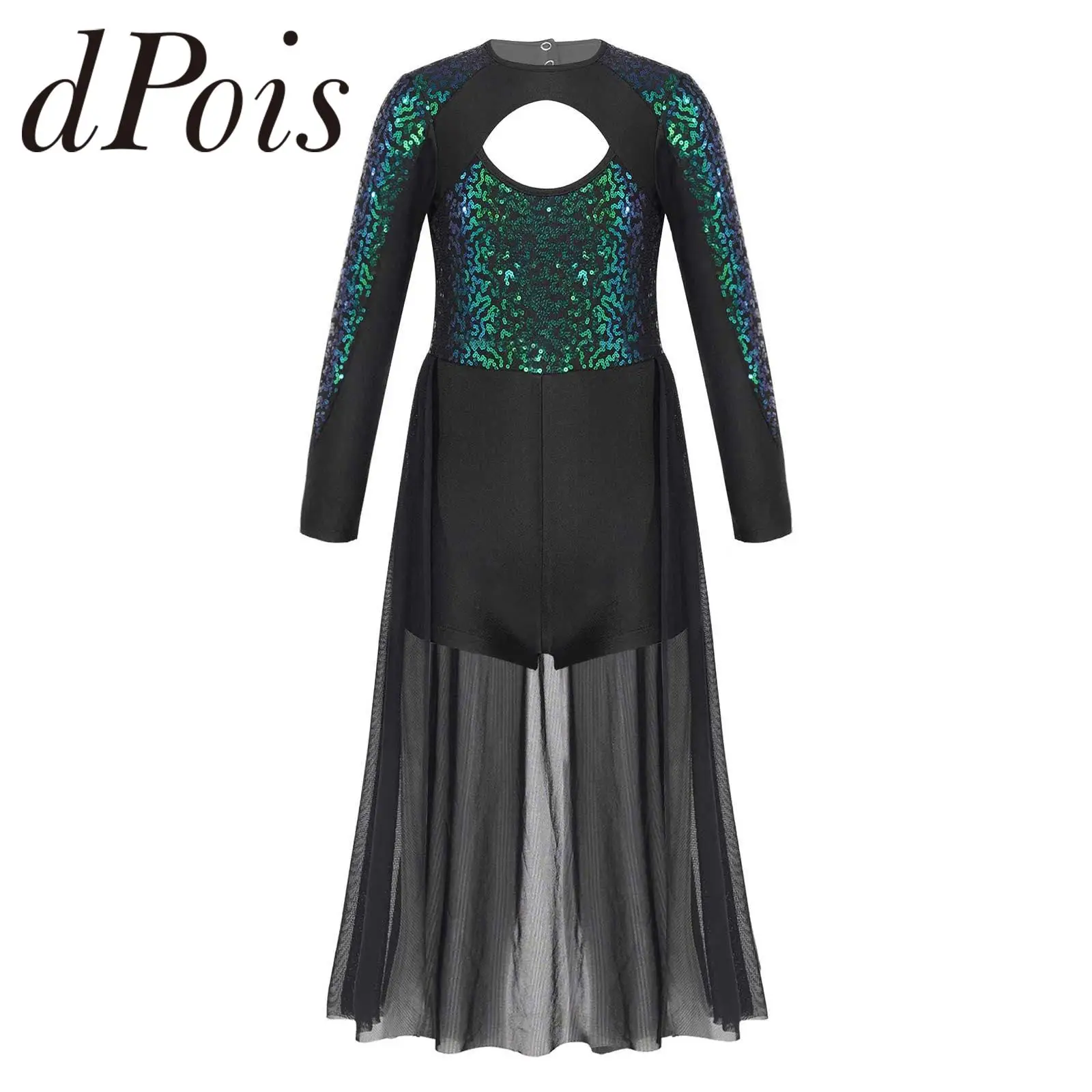 Children Girls Long Sleeve Shiny Sequins Ballet Dance Unitard Dress Gymnastics Leotard Dancewear Kids Lyrical Dance Costume
Children Girls Long Sleeve Shiny Sequins Ballet Dance Unitard Dress Gymnastics Leotard Dancewear Kids Lyrical Dance Costume