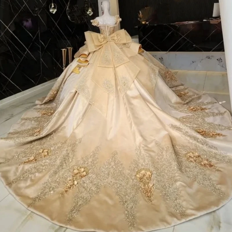 Роскошное платье для квинсеаньеры цвета шампанского с цветочной аппликацией, шнуровкой, из атласа, для выпускного вечера, дня рождения, для девочек 15-16 лет, на заказ
Роскошное платье для квинсеаньеры цвета шампанского с цветочной аппликацией, шнуровкой, из атласа, для выпускного вечера, дня рождения, для девочек 15-16 лет, на заказ