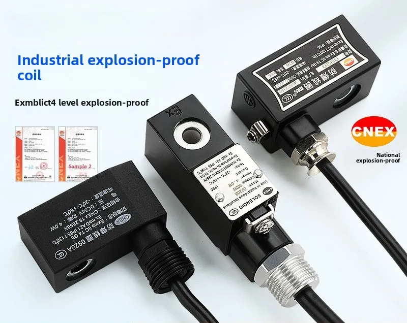 2W Explosion-Proof Solenoid Valve, Pulse Valve with 09/13/16mm Ports, 20mm Bore AC220V/DC24V for Industrial Automation
2W Explosion-Proof Solenoid Valve, Pulse Valve with 09/13/16mm Ports, 20mm Bore AC220V/DC24V for Industrial Automation