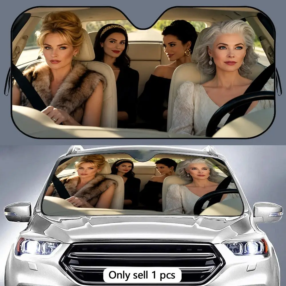 Fashion Model Drive Sun Visor Aluminum Foil Windshield Sunshade with Reflective UV Block Heat Insulation Foldable Universal Fit
Fashion Model Drive Sun Visor Aluminum Foil Windshield Sunshade with Reflective UV Block Heat Insulation Foldable Universal Fit