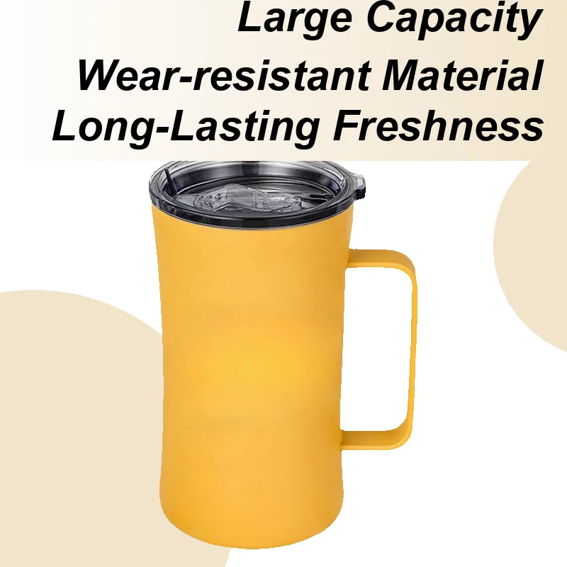 Insulated Tumblers With Handles Leakproof Bottle With Lid Splash Proof 600ml Thermal Tumbler For Hot And Cold Beverages Coffee
Insulated Tumblers With Handles Leakproof Bottle With Lid Splash Proof 600ml Thermal Tumbler For Hot And Cold Beverages Coffee