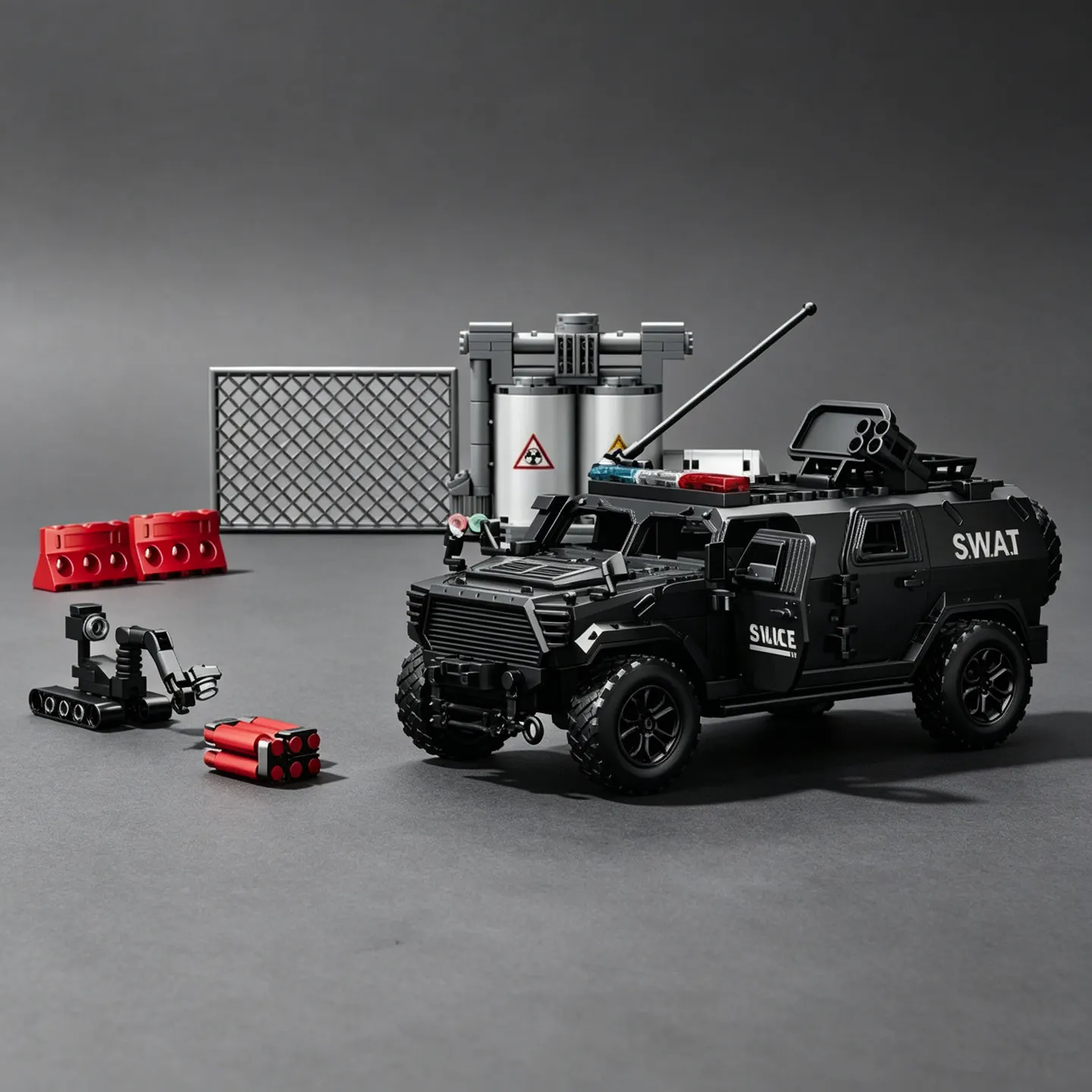 NEW City Police Series: Ordnance Disposal Unit Building Blocks - Warrior Armored Vehicle Model (Modular Toy)
NEW City Police Series: Ordnance Disposal Unit Building Blocks - Warrior Armored Vehicle Model (Modular Toy)