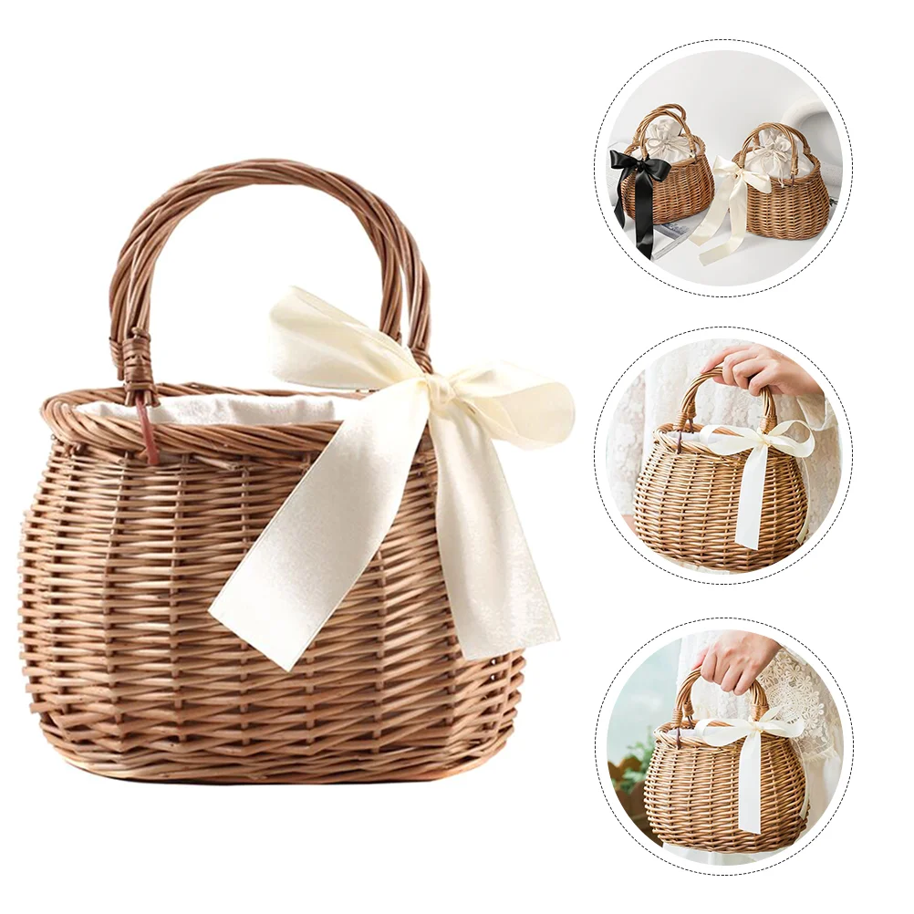 Rattan Handwoven Basket Tote Bag Kitchen Storage Container Woven Fruit Snack Holder Decorative Room Beauty
Rattan Handwoven Basket Tote Bag Kitchen Storage Container Woven Fruit Snack Holder Decorative Room Beauty
