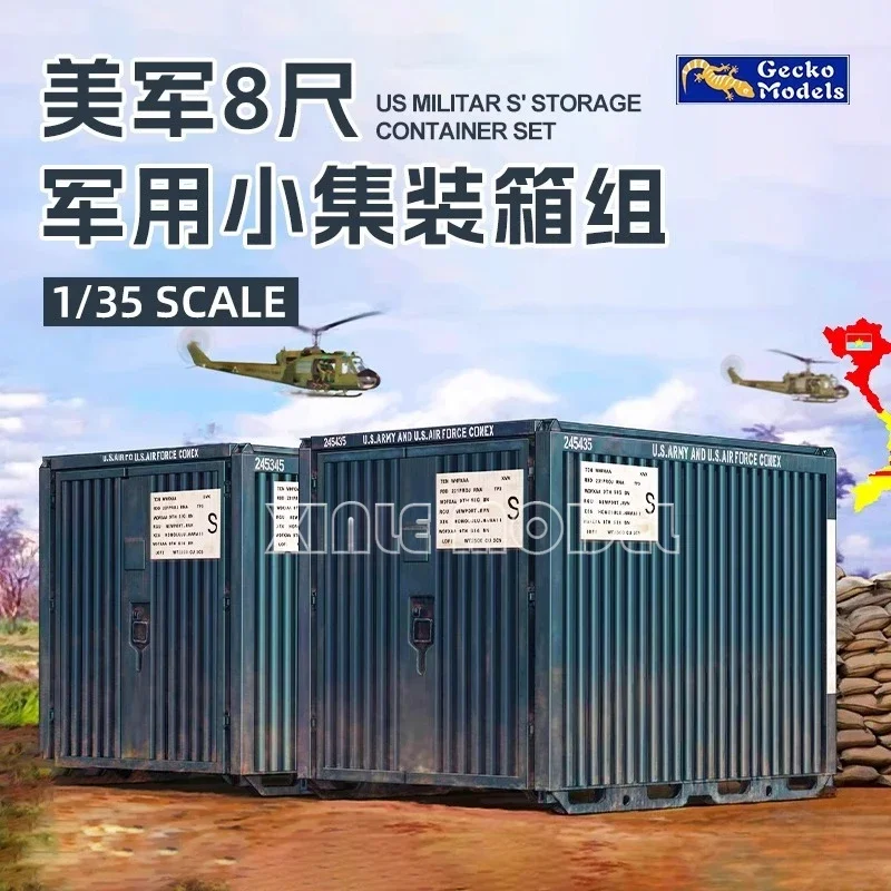 Gecko model Proportional kit 1/35 35GM0112 US Military 8' Storage Container Set Vietnam War Era,for Military Toy Model Hobby
Gecko model Proportional kit 1/35 35GM0112 US Military 8' Storage Container Set Vietnam War Era,for Military Toy Model Hobby