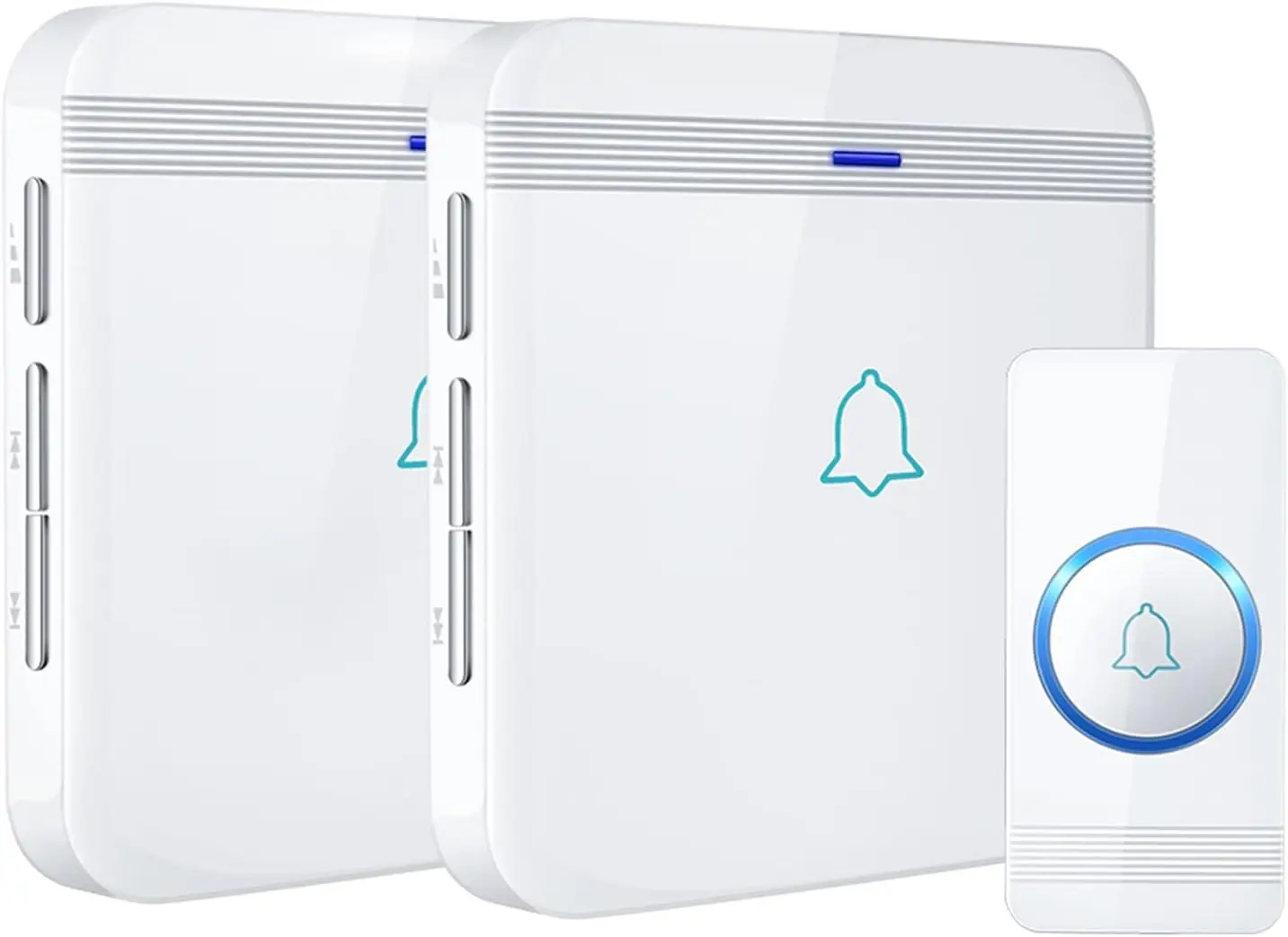 Беспроводной дверной звонок с радиусом действия 1300 футов, 52 мелодии, водонепроницаемый корпус для легкой установки дома
Беспроводной дверной звонок с радиусом действия 1300 футов, 52 мелодии, водонепроницаемый корпус для легкой установки дома