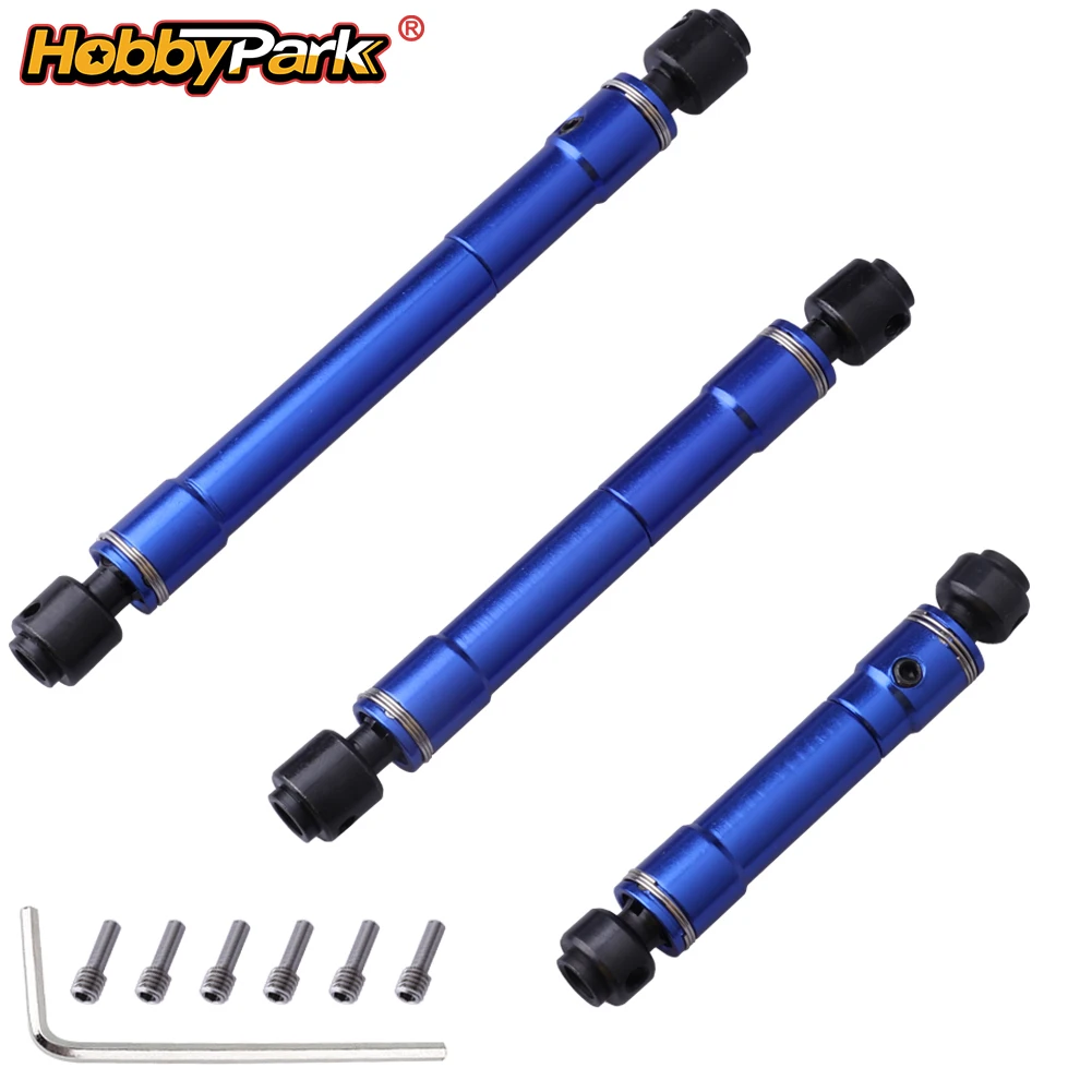 HobbyPark Metal Drive Shaft CVD Front & Center & Rear for Traxxas TRX-6 G63 1/10 RC Crawler Upgrade Parts Replacement 3PCS
HobbyPark Metal Drive Shaft CVD Front & Center & Rear for Traxxas TRX-6 G63 1/10 RC Crawler Upgrade Parts Replacement 3PCS
