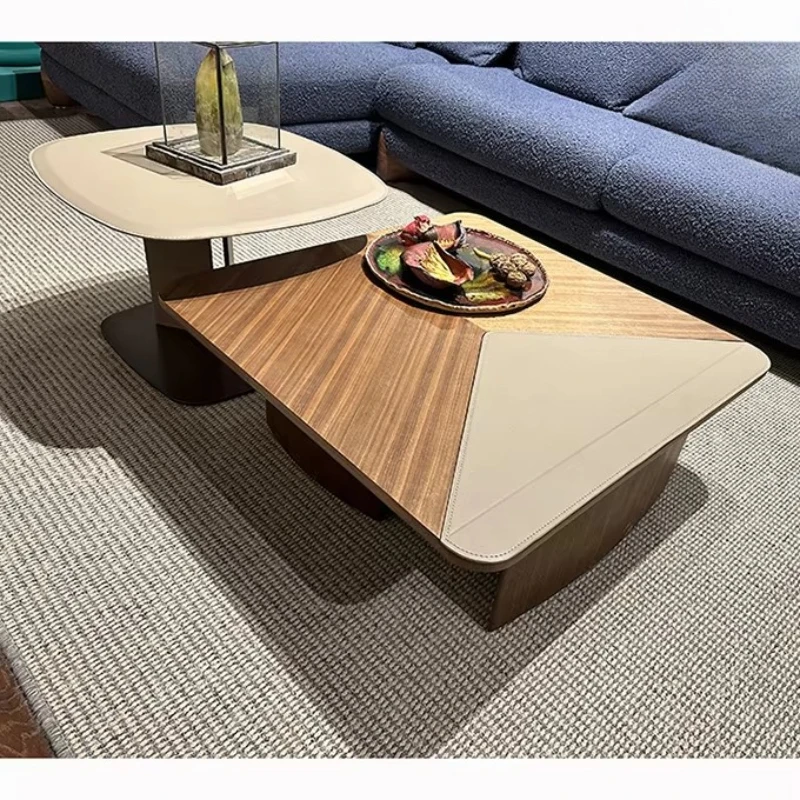 Living room smart coffee table modern wooden coffee table
Living room smart coffee table modern wooden coffee table