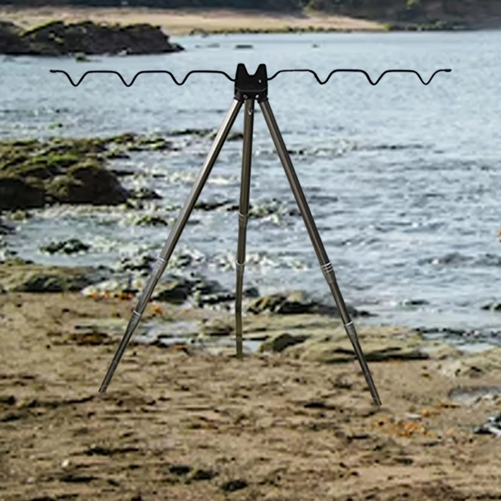 Fishing Rod Holder for Hard Ground Pole Stand Adjustable 0.6-1.2M Height Folding Ground Support Rack for Streams Fishing Gear
Fishing Rod Holder for Hard Ground Pole Stand Adjustable 0.6-1.2M Height Folding Ground Support Rack for Streams Fishing Gear