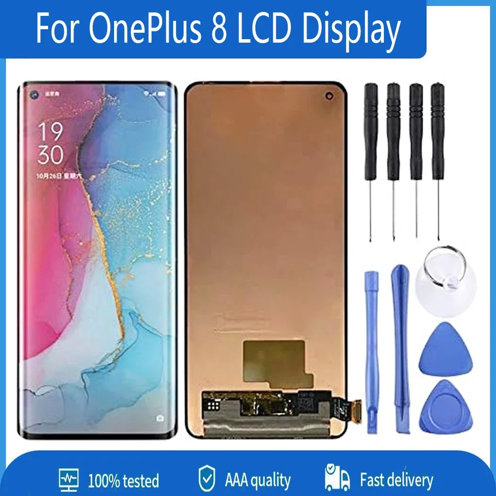 6,55 100% протестировано AMOLED для OnePlus 8, ЖК-дисплей, дигитайзер сенсорного экрана для IN2013 IN2017 IN2011 IN2010, замена ЖК-дисплея 
6,55 100% протестировано AMOLED для OnePlus 8, ЖК-дисплей, дигитайзер сенсорного экрана для IN2013 IN2017 IN2011 IN2010, замена ЖК-дисплея