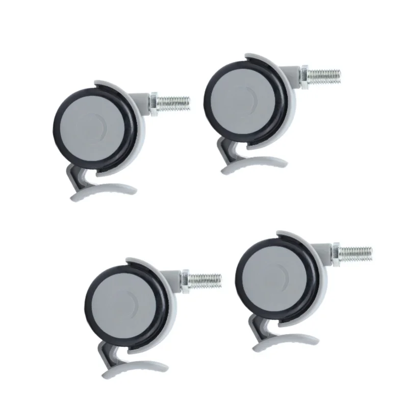 4Pcs Caster Rubber Brake Wheels With M10 Thread Stem Furniture Swivel Accessories 2in
4Pcs Caster Rubber Brake Wheels With M10 Thread Stem Furniture Swivel Accessories 2in