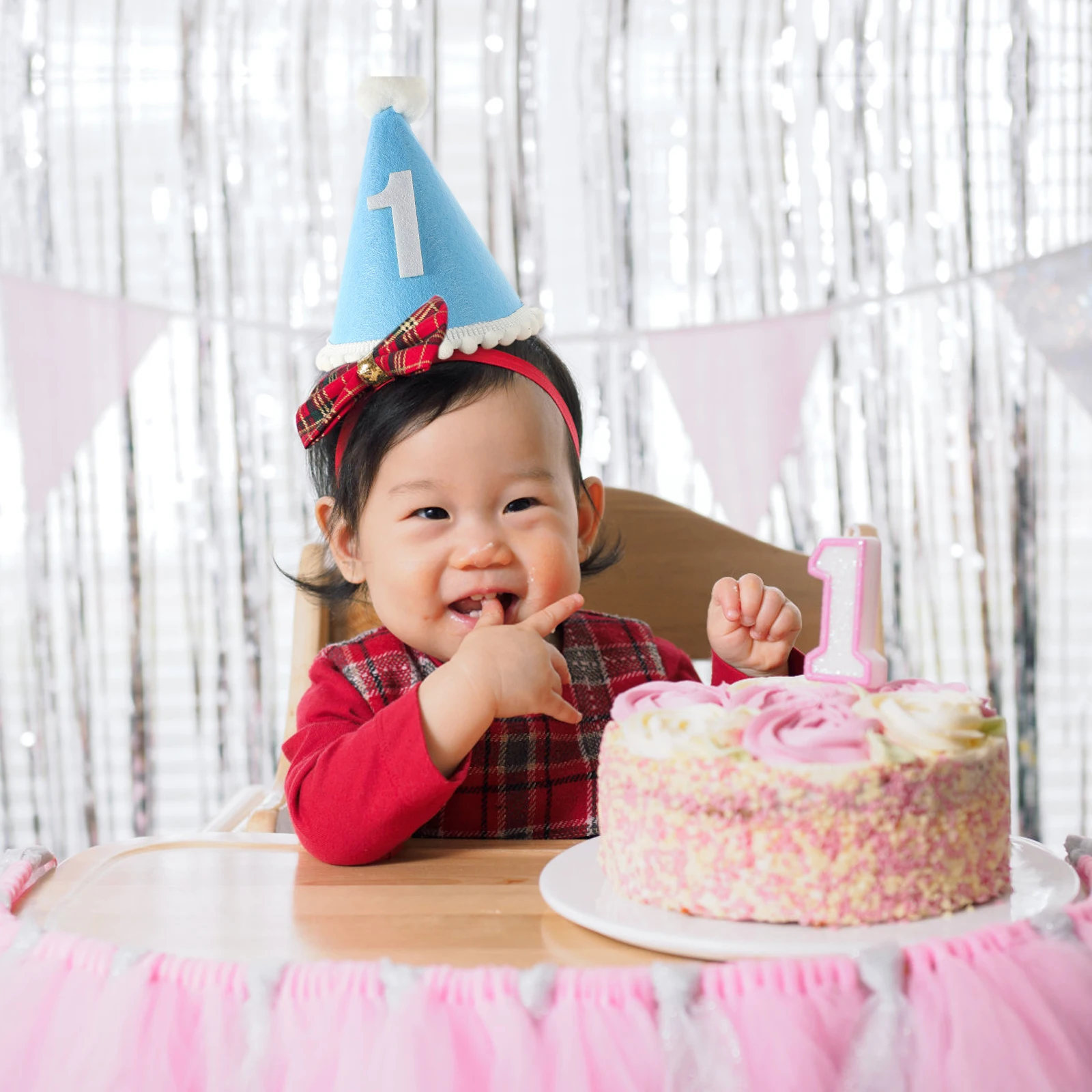 Baby Birthday Hat Non-woven Fabric Headband Kids First Year Celebration Child Ribbon Trim Bonnet Sweet Fashionable
Baby Birthday Hat Non-woven Fabric Headband Kids First Year Celebration Child Ribbon Trim Bonnet Sweet Fashionable