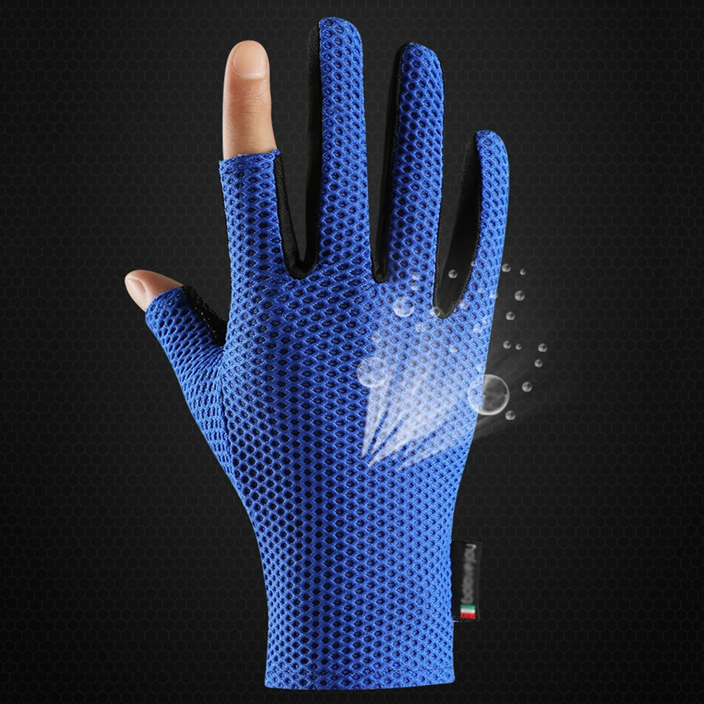 1 Pair Sun Protection Gloves 2 Finger Cut Lightweight Ice Silk Gel Non-Slip Breathable Outdoor Sports Gloves For Cycling
1 Pair Sun Protection Gloves 2 Finger Cut Lightweight Ice Silk Gel Non-Slip Breathable Outdoor Sports Gloves For Cycling