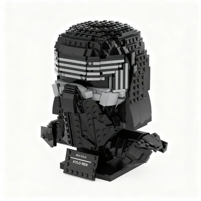 876PCS MOC Space War Ben Solo Helmet Collection Model DIY Creative Ideas Display Assembly Building Blocks Birthday Gift Set Home
876PCS MOC Space War Ben Solo Helmet Collection Model DIY Creative Ideas Display Assembly Building Blocks Birthday Gift Set Home