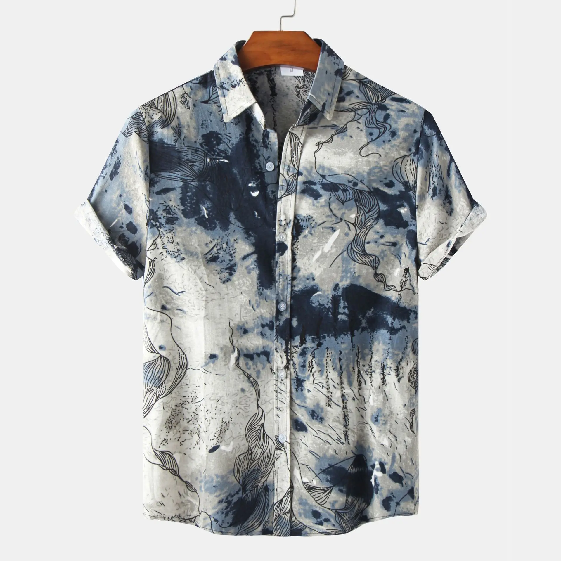 Men's Casual Short Sleeve Printed Shirt Loose Fit Youthful Floral Pattern All-Season Versatile Comfortable Lightweight Summer
Men's Casual Short Sleeve Printed Shirt Loose Fit Youthful Floral Pattern All-Season Versatile Comfortable Lightweight Summer