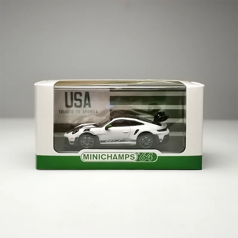 Minichamps 1:64 Scale Alloy 911 992 GT3 RS 2023 Car Model Toys Gifts Collection Adult Souvenir Decoration Static Display
Minichamps 1:64 Scale Alloy 911 992 GT3 RS 2023 Car Model Toys Gifts Collection Adult Souvenir Decoration Static Display