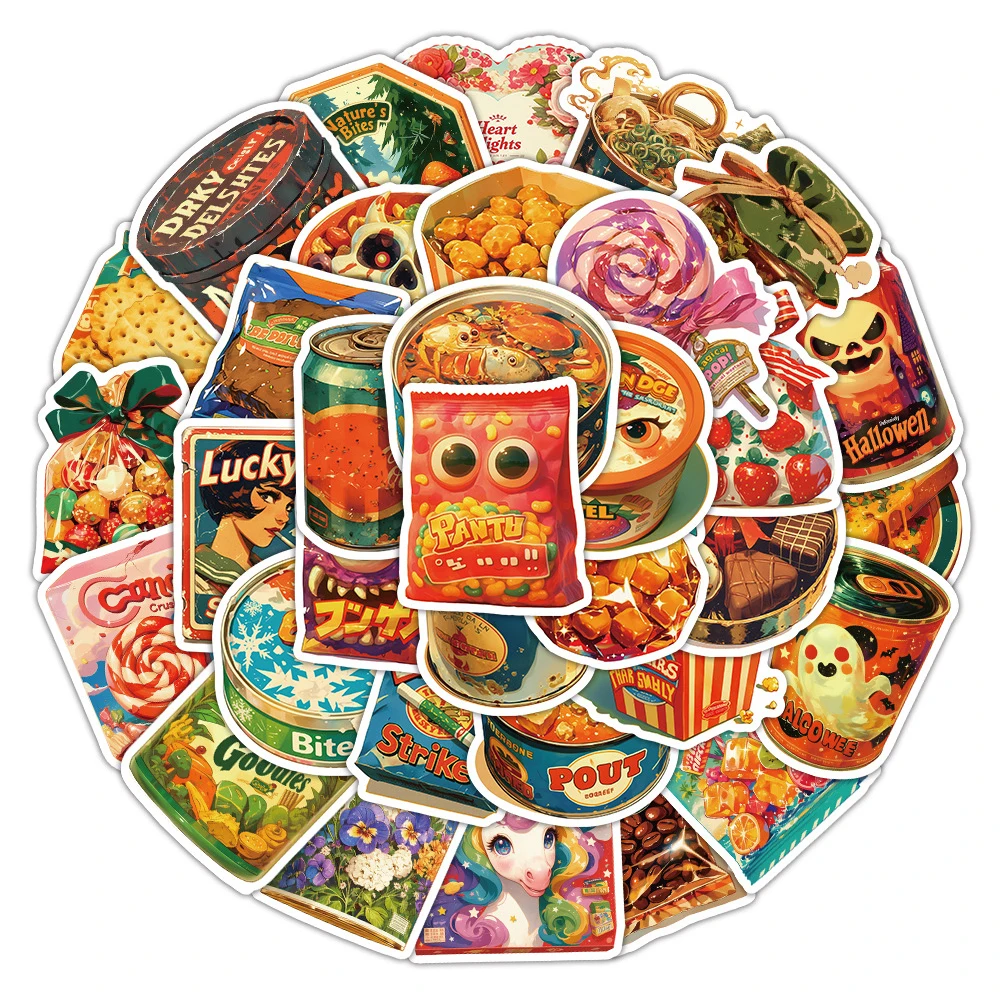 10/30/50pcs Creative American Snack Food Stickers Spoof Cartoon Decals DIY Notebook Diary Stationery Funny Graffiti Sticker Pack
10/30/50pcs Creative American Snack Food Stickers Spoof Cartoon Decals DIY Notebook Diary Stationery Funny Graffiti Sticker Pack