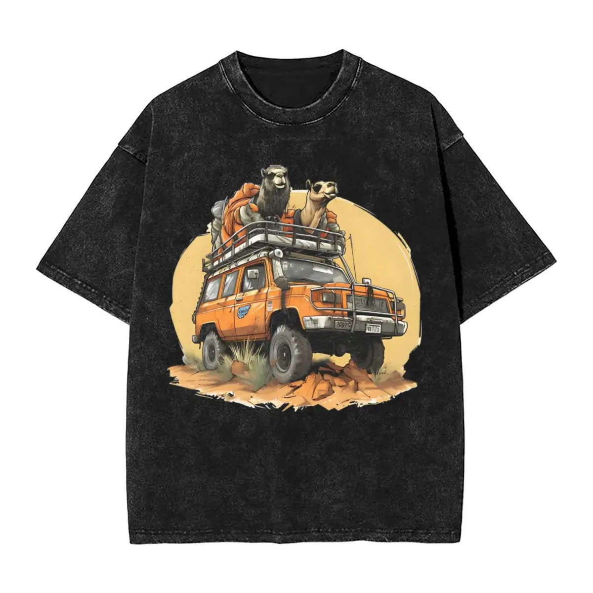 Camels Trophy Vehicle T Shirts Washed Cotton Oversize T-Shirt Off Road Racing for Men Women Tops Streetwear Summer Tops Tees
Camels Trophy Vehicle T Shirts Washed Cotton Oversize T-Shirt Off Road Racing for Men Women Tops Streetwear Summer Tops Tees