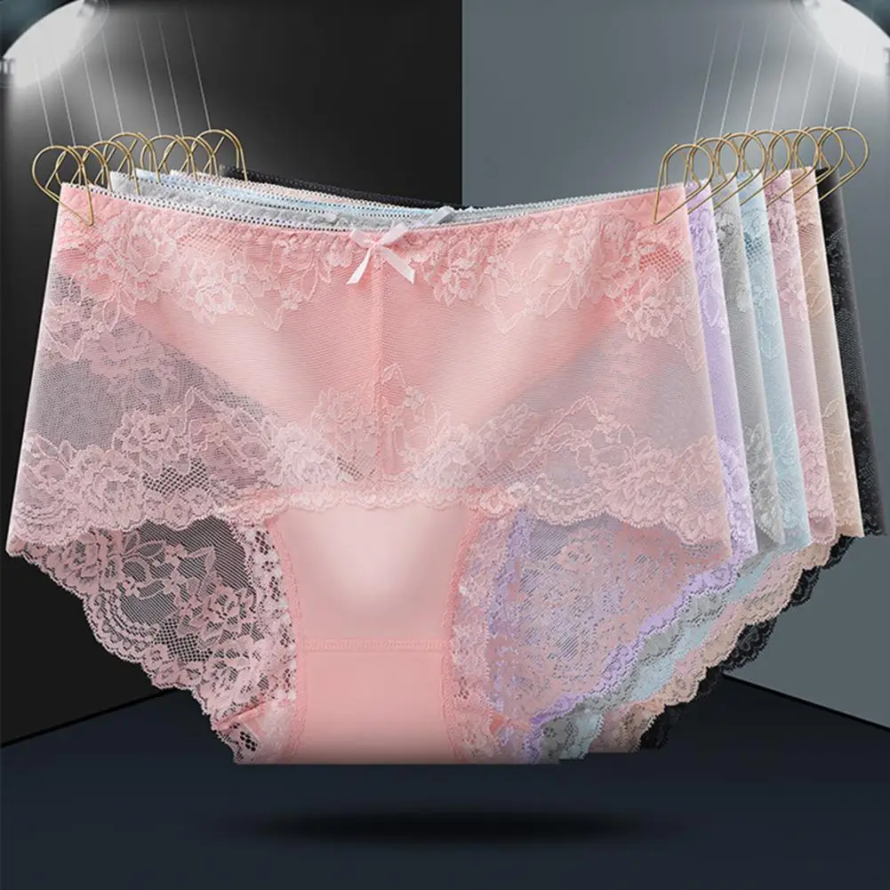 Lace Panties Lace Underwea Women's Panties with Butt-lifted Design Middle Waist Female Panties Delicate Flowers Hollow Breifs
Lace Panties Lace Underwea Women's Panties with Butt-lifted Design Middle Waist Female Panties Delicate Flowers Hollow Breifs