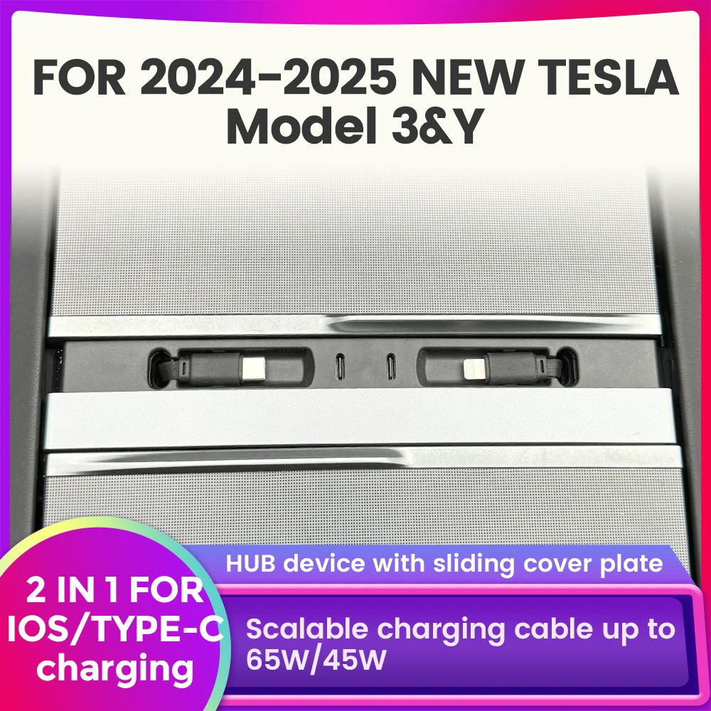 For NEW Tesla Juniper Model Y 2025 2026 Highland Model 3 2024-2026 Central Console Docking Station USB Hub Charger /type-c cable
For NEW Tesla Juniper Model Y 2025 2026 Highland Model 3 2024-2026 Central Console Docking Station USB Hub Charger /type-c cable