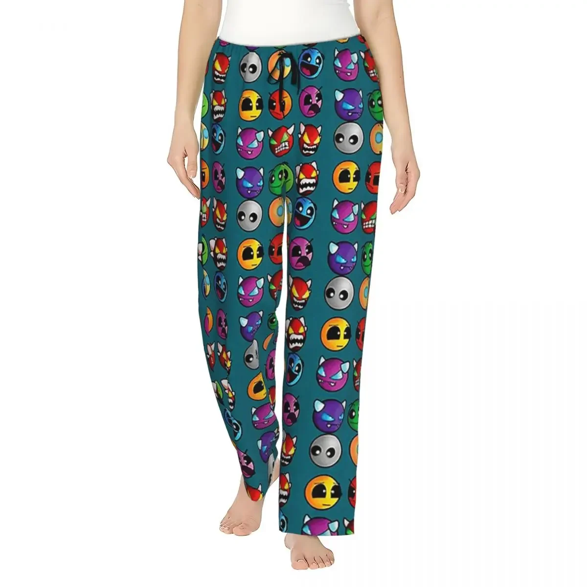 Custom Video Game Geometry Dash Women Pajama Pants Lounge Sleep Sleepwear Bottoms with Pockets
Custom Video Game Geometry Dash Women Pajama Pants Lounge Sleep Sleepwear Bottoms with Pockets