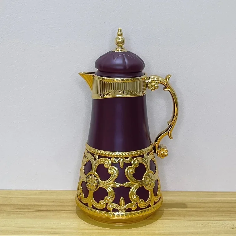 Arabian Style Vacuum Flask Exotic Luxury Thermos Vacuum Glass Liner 24-Hour Insulation Large Capacity Thermos Pot 1000ml
Arabian Style Vacuum Flask Exotic Luxury Thermos Vacuum Glass Liner 24-Hour Insulation Large Capacity Thermos Pot 1000ml