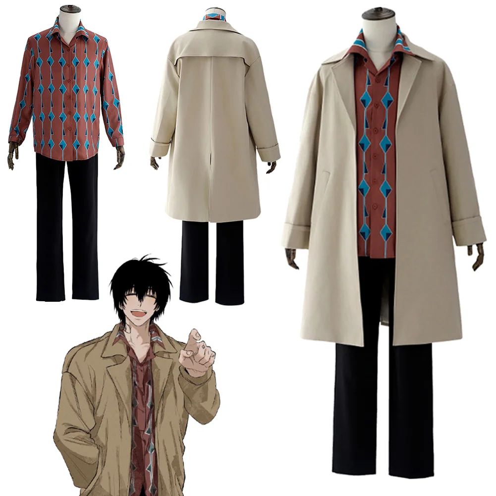 Nagumo Yoichi Cosplay Fantasy Shirt Coat Pants Clothing Anime Days of Sakamoto Costume Disguise Adult Men Roleplay Party Outfits
Nagumo Yoichi Cosplay Fantasy Shirt Coat Pants Clothing Anime Days of Sakamoto Costume Disguise Adult Men Roleplay Party Outfits