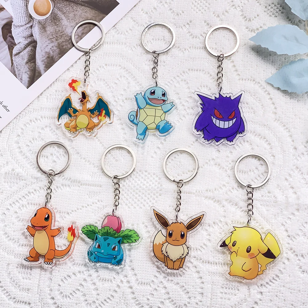 1/21Pcs Pokémon Pikachu Bulbasaur Jigglypuff Keychain Acrylic Keyrings Bag Charms Backpack Pendant Prop Decoration Friends Gift
1/21Pcs Pokémon Pikachu Bulbasaur Jigglypuff Keychain Acrylic Keyrings Bag Charms Backpack Pendant Prop Decoration Friends Gift