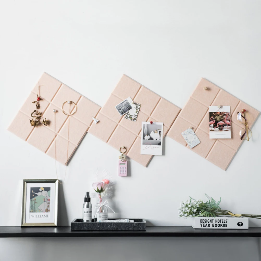 3 Pcs Bulletin Board Wall Art Photo Display Message Stereoscopic Decoration Pink Office Home Bedroom Living Room Decor
3 Pcs Bulletin Board Wall Art Photo Display Message Stereoscopic Decoration Pink Office Home Bedroom Living Room Decor