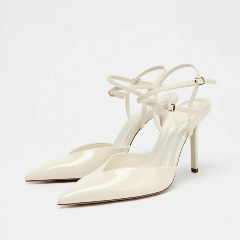 Elegant Women High Heeled Shoes Sexy Pointed Toe Slingbacks 2025 Summer Stilettos Brand Designer Bridal Office Ladies Sandals
Elegant Women High Heeled Shoes Sexy Pointed Toe Slingbacks 2025 Summer Stilettos Brand Designer Bridal Office Ladies Sandals