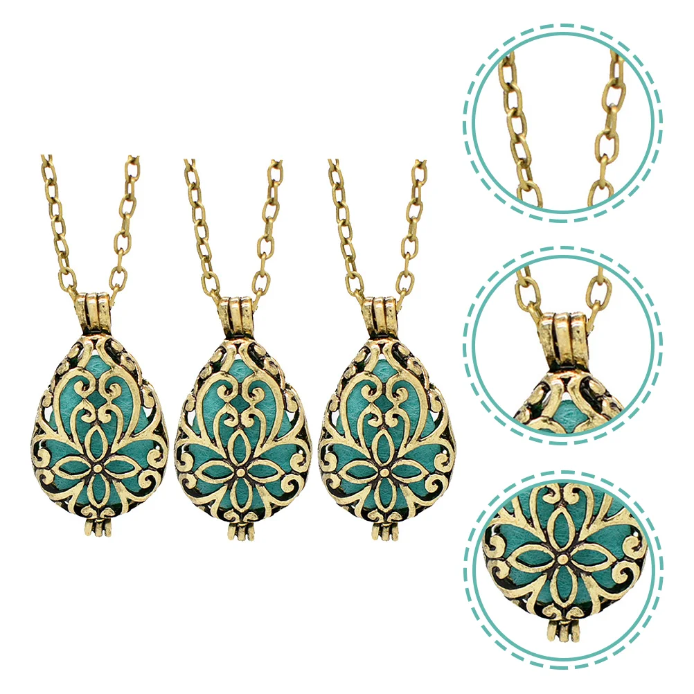 3 Pcs Aromatherapy Necklace Women Jewelry Sweater Chain Pendant Locket Essential Oil Diffuser Necklaces for
3 Pcs Aromatherapy Necklace Women Jewelry Sweater Chain Pendant Locket Essential Oil Diffuser Necklaces for