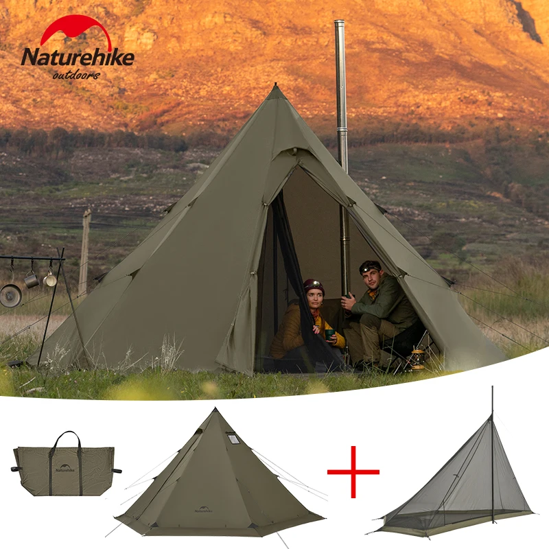 Naturehike Ranch Fire восьмиугольная палатка-пирамида с дымоходной юбкой, водонепроницаемая палатка-типи из PU3000 мм + горячая палатка для 2-4 человек
Naturehike Ranch Fire восьмиугольная палатка-пирамида с дымоходной юбкой, водонепроницаемая палатка-типи из PU3000 мм + горячая палатка для 2-4 человек