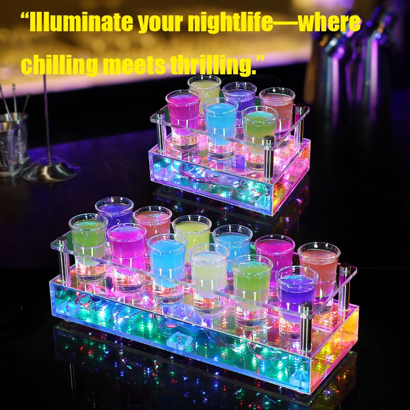 Bar Starry Sky Glowing Cocktail Acrylic Cup Holder KTV Night Site One-Watch Cup Holder Wine Multi-Confucian Bullet Cup Holder
Bar Starry Sky Glowing Cocktail Acrylic Cup Holder KTV Night Site One-Watch Cup Holder Wine Multi-Confucian Bullet Cup Holder