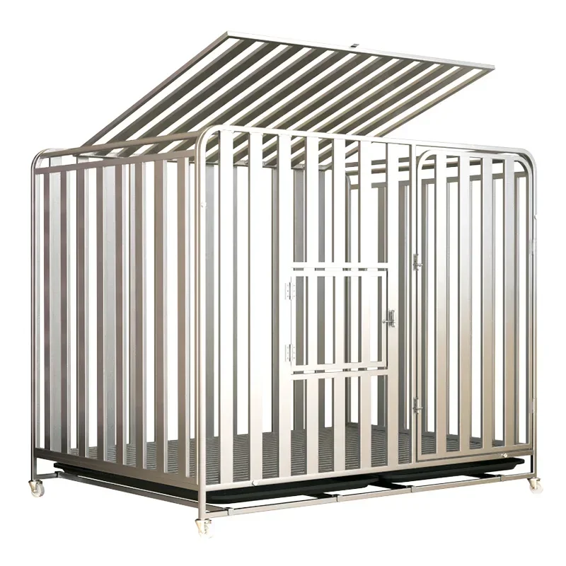 New dog cage Large, medium-sized dog outdoor with toilet separation Golden Retriever household pet dog cage house
New dog cage Large, medium-sized dog outdoor with toilet separation Golden Retriever household pet dog cage house