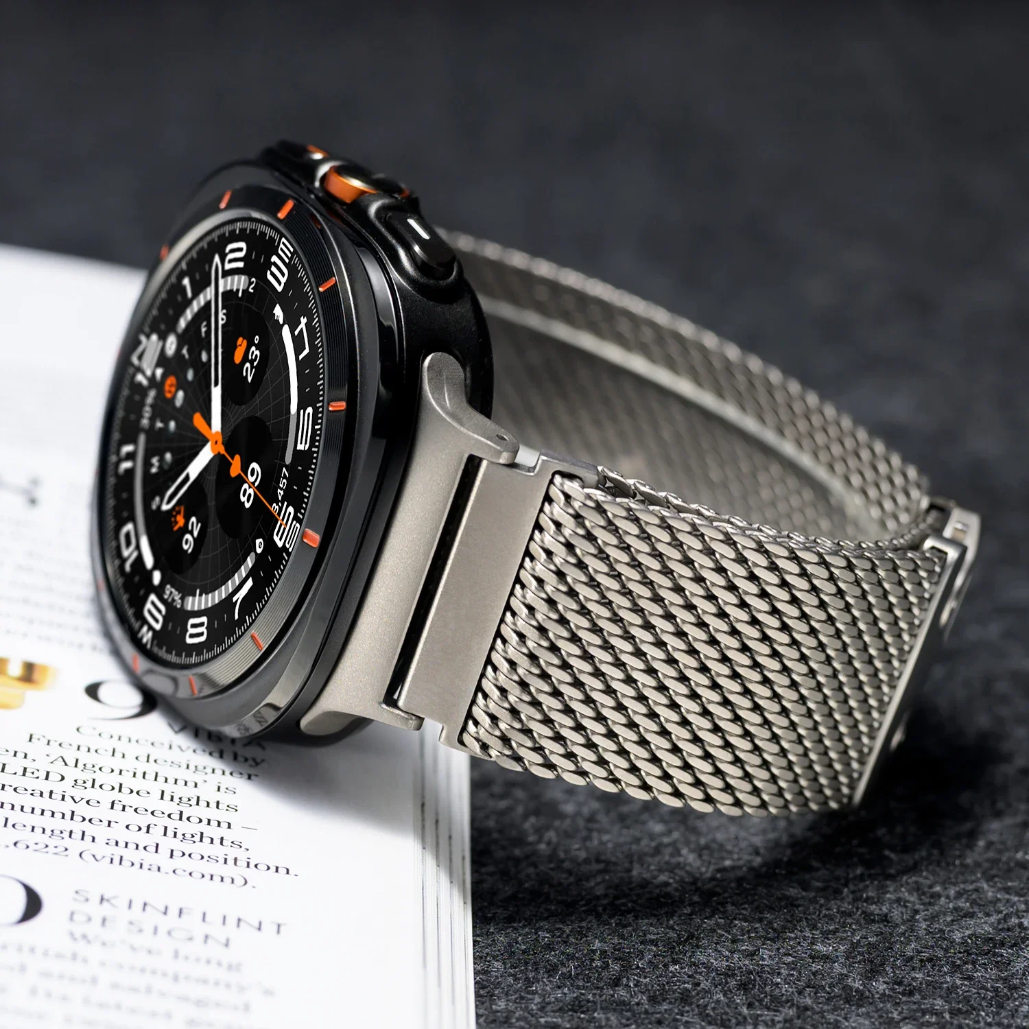 100% pure Titanium Strap for Samsung Galaxy Watch Ultra 47mm Wristband Bracelet Replaced Accessories for Galaxy Ultra 47mm Band
100% pure Titanium Strap for Samsung Galaxy Watch Ultra 47mm Wristband Bracelet Replaced Accessories for Galaxy Ultra 47mm Band