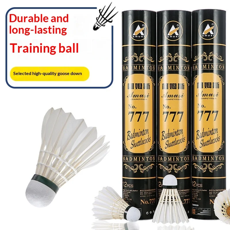 Authentic Armstrong Indoor and Outdoor Durable Goose Feather Ball Training Competition Ball Flight Stability 12 Pack
Authentic Armstrong Indoor and Outdoor Durable Goose Feather Ball Training Competition Ball Flight Stability 12 Pack