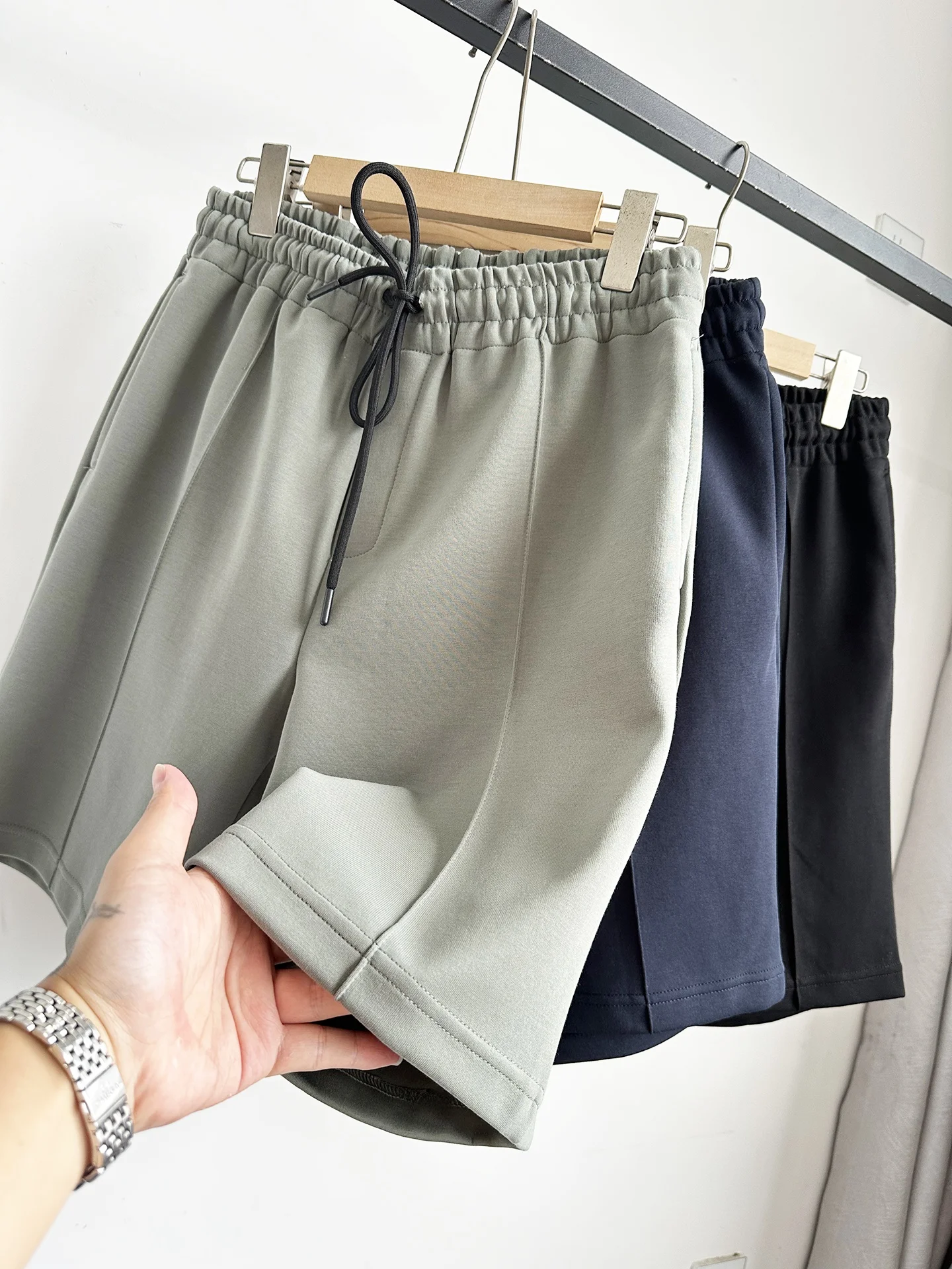 High Rebound Space Cotton Men's Sporty Straight Leg Five-Quarter Pants Shorts Casual Elastic Waist Natural Waist Style
High Rebound Space Cotton Men's Sporty Straight Leg Five-Quarter Pants Shorts Casual Elastic Waist Natural Waist Style