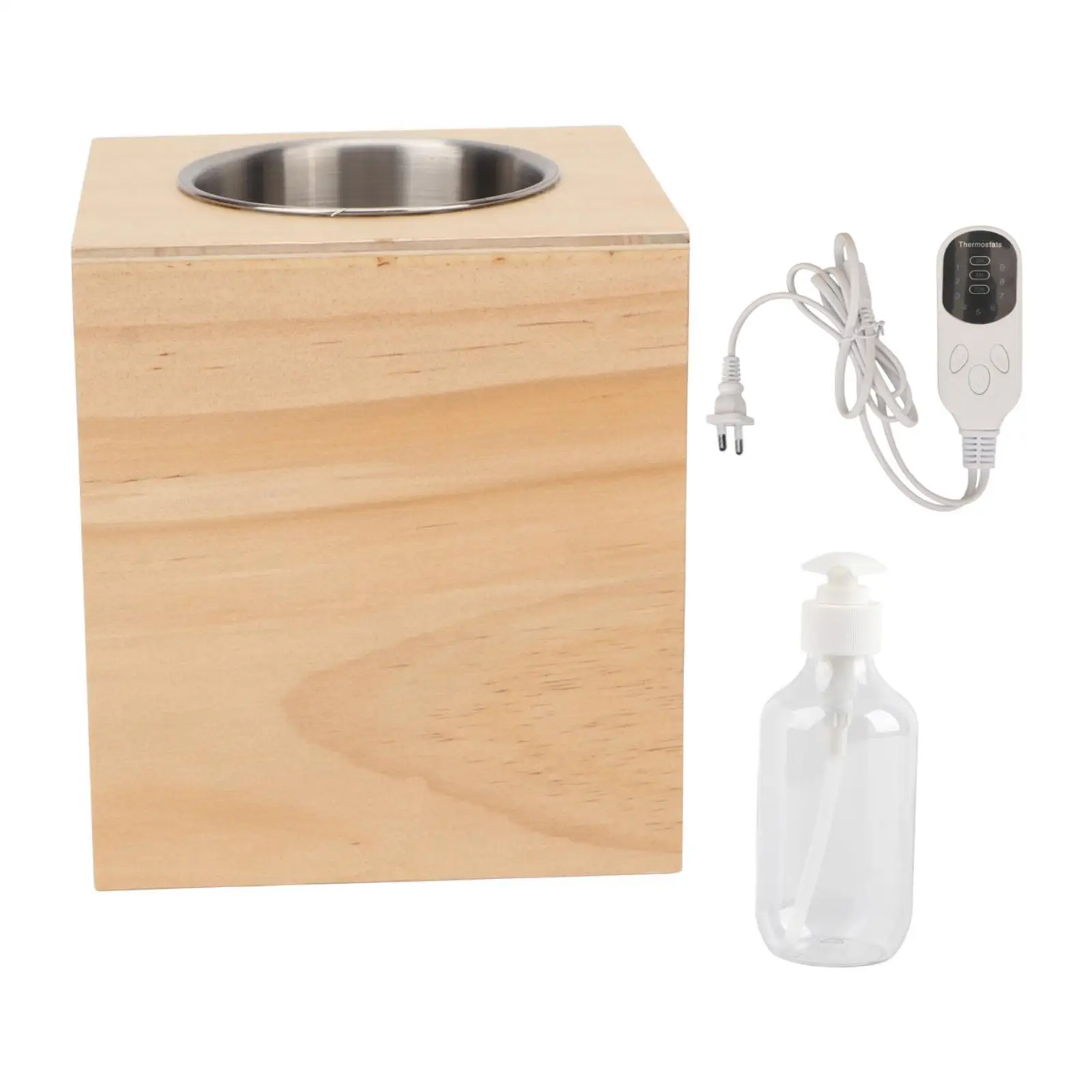Oil Bottle Warmer Professional Adjustable Temperature Electric with Empty Bottle 240 V Massage Oil Warmer for Salon SPA EU Plug
Oil Bottle Warmer Professional Adjustable Temperature Electric with Empty Bottle 240 V Massage Oil Warmer for Salon SPA EU Plug