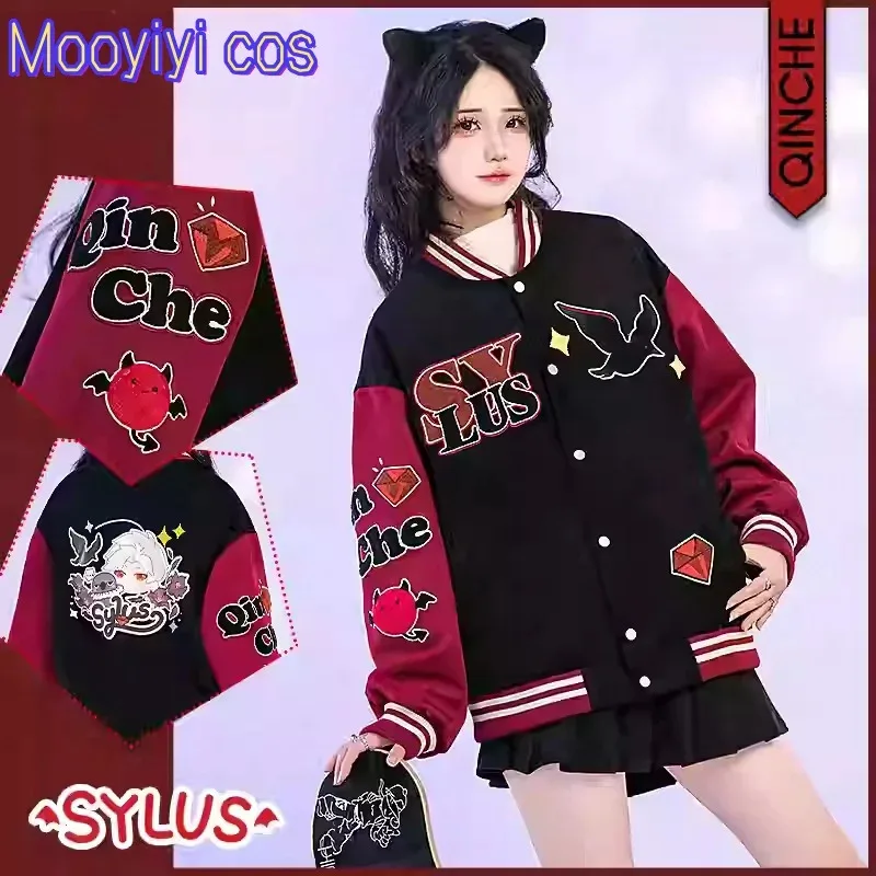 Sylus Cosplay Costume for Halloween Christmas Role Playing Party Comic Game New Love and Deepspace Rafayel Mo Baseball jacket
Sylus Cosplay Costume for Halloween Christmas Role Playing Party Comic Game New Love and Deepspace Rafayel Mo Baseball jacket