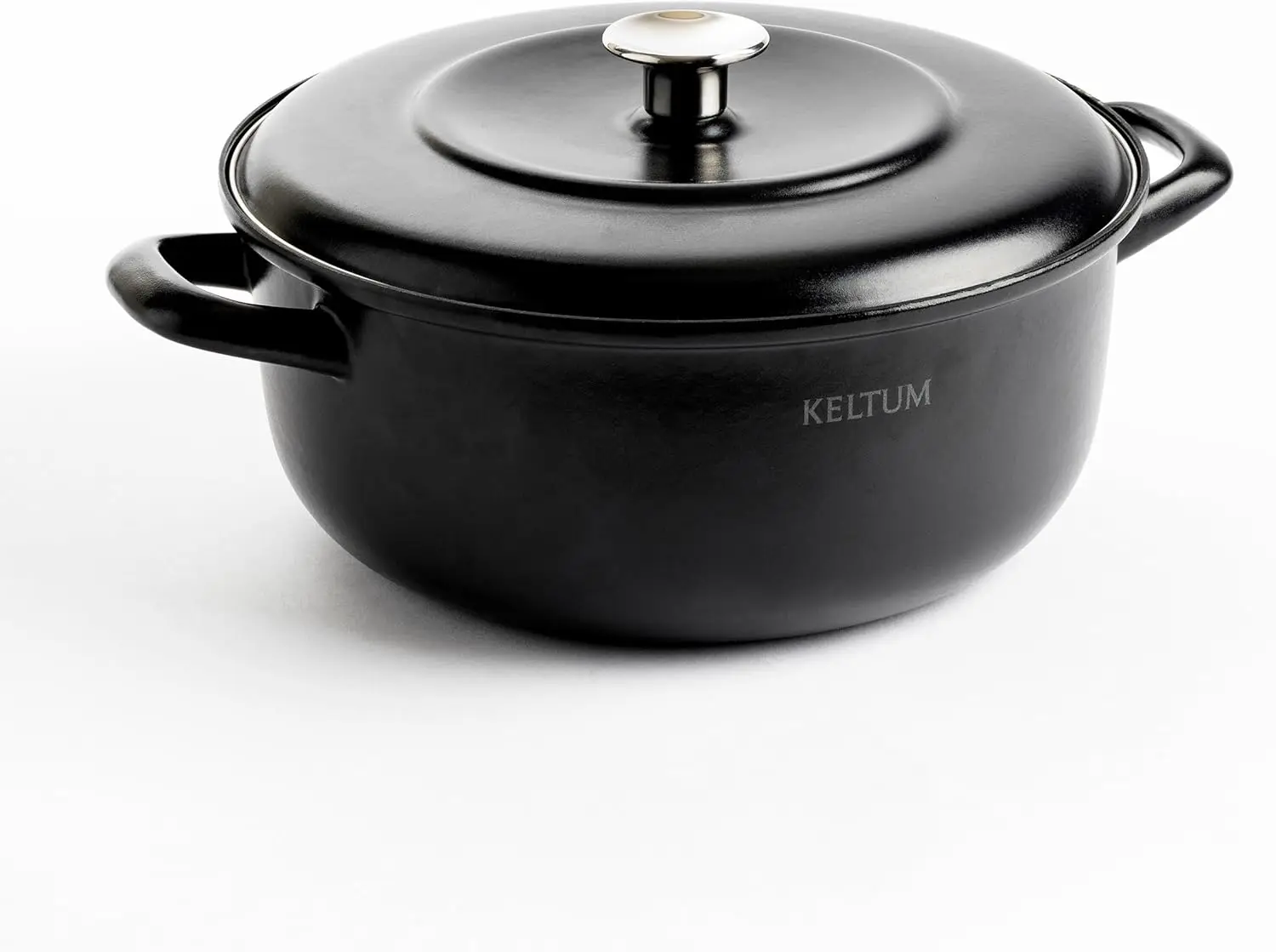 Keltum 3QT Enameled Iron Dutch Oven, Casserole Dish, Fast Heating, Chip-Resistant, Recessed Lid Prevents Boil Over Spills and Me
Keltum 3QT Enameled Iron Dutch Oven, Casserole Dish, Fast Heating, Chip-Resistant, Recessed Lid Prevents Boil Over Spills and Me