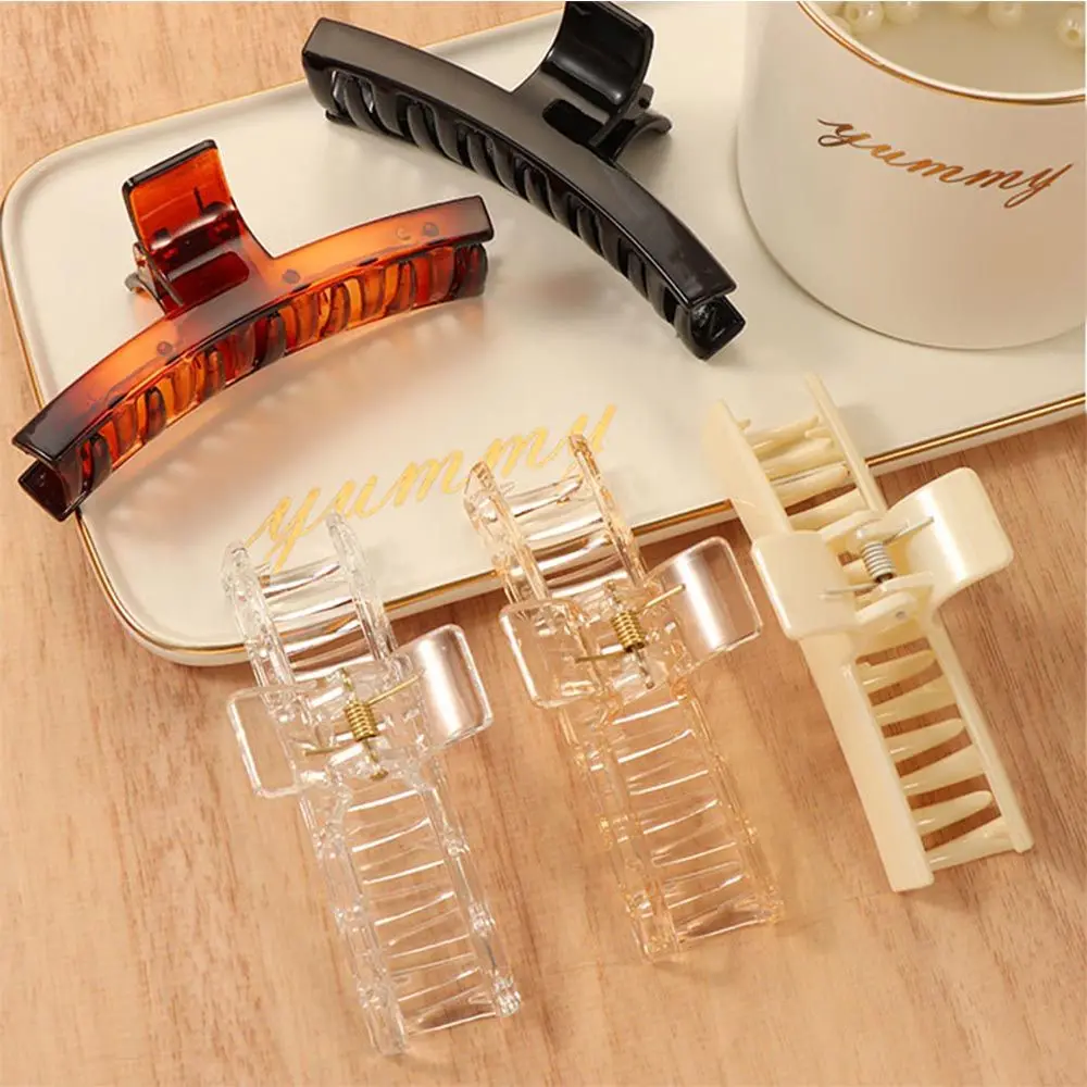 Girls Simple Long Bathing Clips Women Disk Hair Hair Grab Ponytail Holder Grab Clips Hair Claws
Girls Simple Long Bathing Clips Women Disk Hair Hair Grab Ponytail Holder Grab Clips Hair Claws