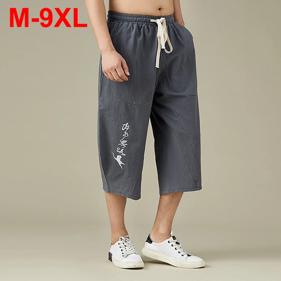 9XL Plus Size Shorts Summer Men Loose Casual Harem Pants Black Gray Cotton Linen Shorts Man Big Size 8XL 7XL Shorts
9XL Plus Size Shorts Summer Men Loose Casual Harem Pants Black Gray Cotton Linen Shorts Man Big Size 8XL 7XL Shorts